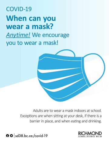 Updated Mask Wearing Information