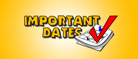 Important Dates 2020-2021